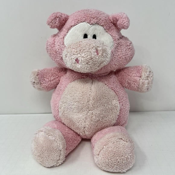 Other - Rare Pink Pig Plush Stuffed Animal Floppy Toy Soft Vintage Collectible 8"